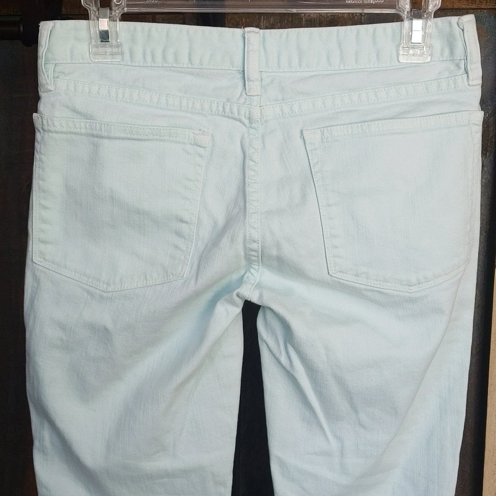 J.Crew Light Mint Stretch Skinny Jeans - 27 - Picture 4 of 6
